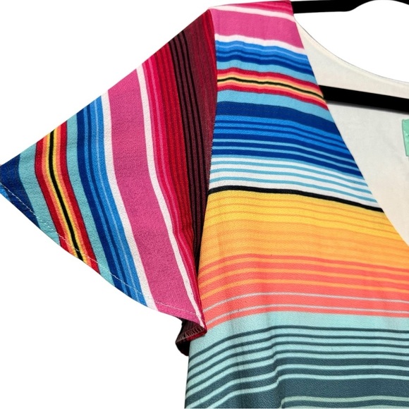 Judith March Multicolor Striped Mini Dress - Picture 2 of 5